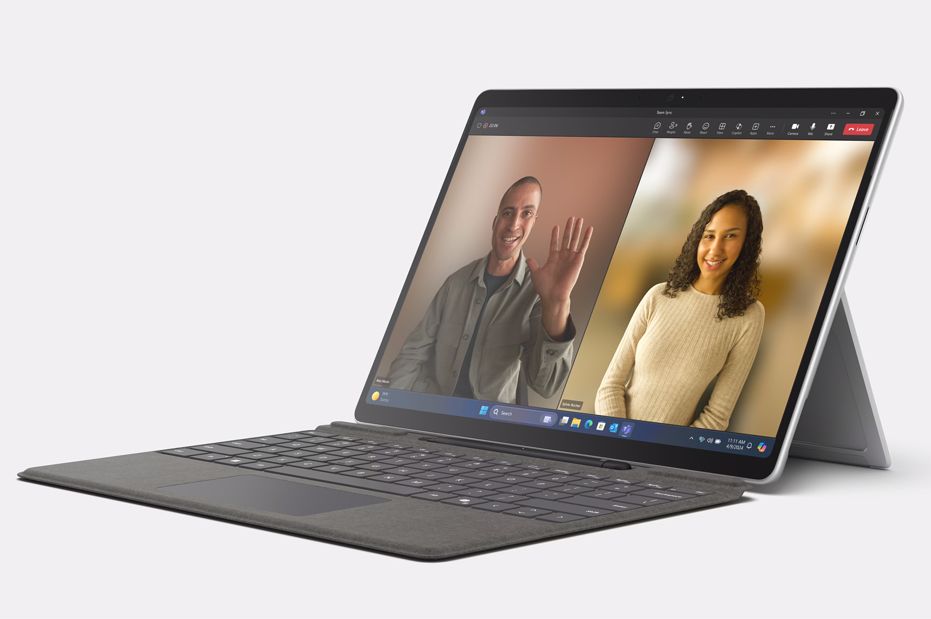Surface Pro 10 聊天室訊視窗