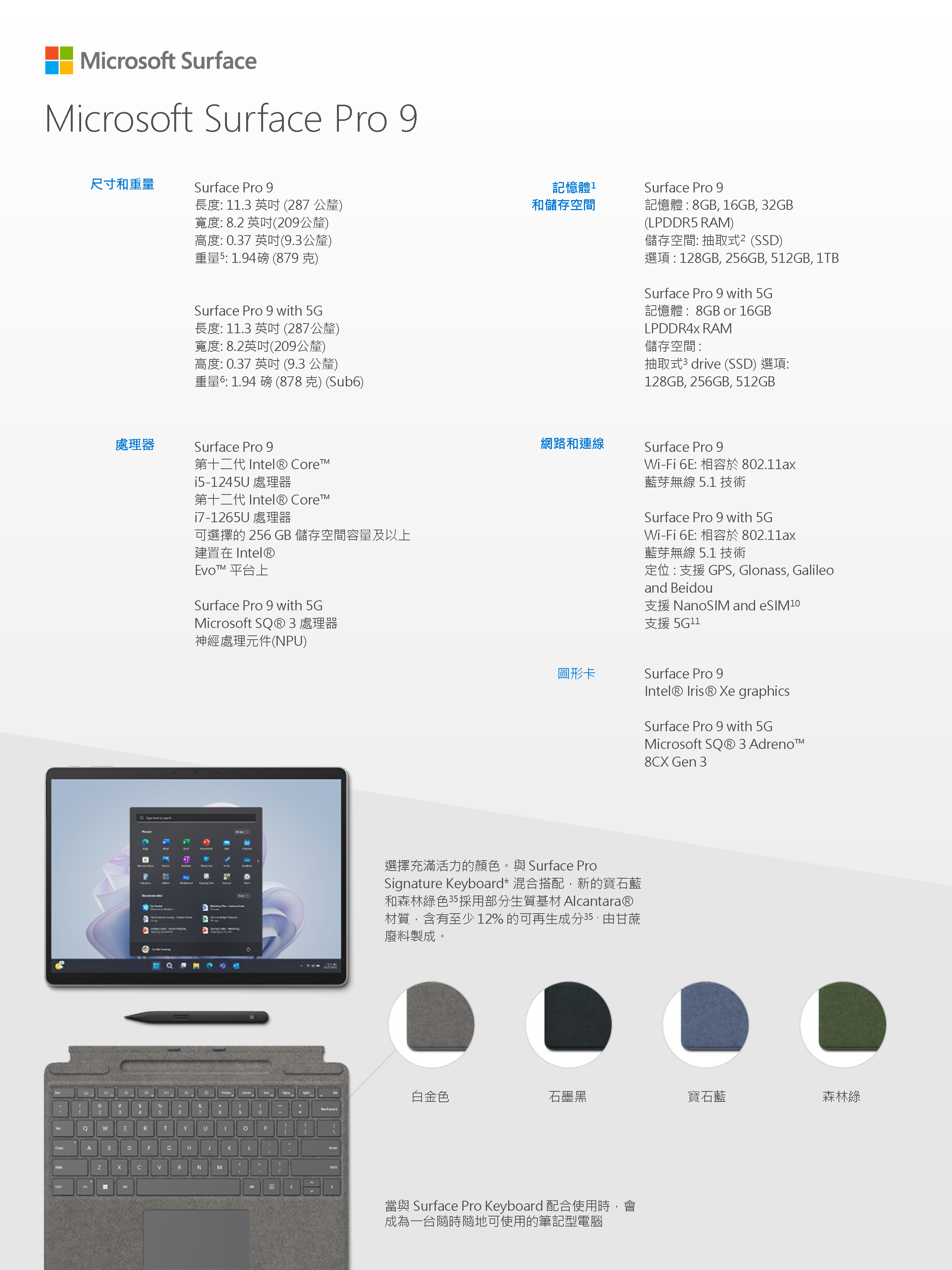 Surface Pro 9_規格