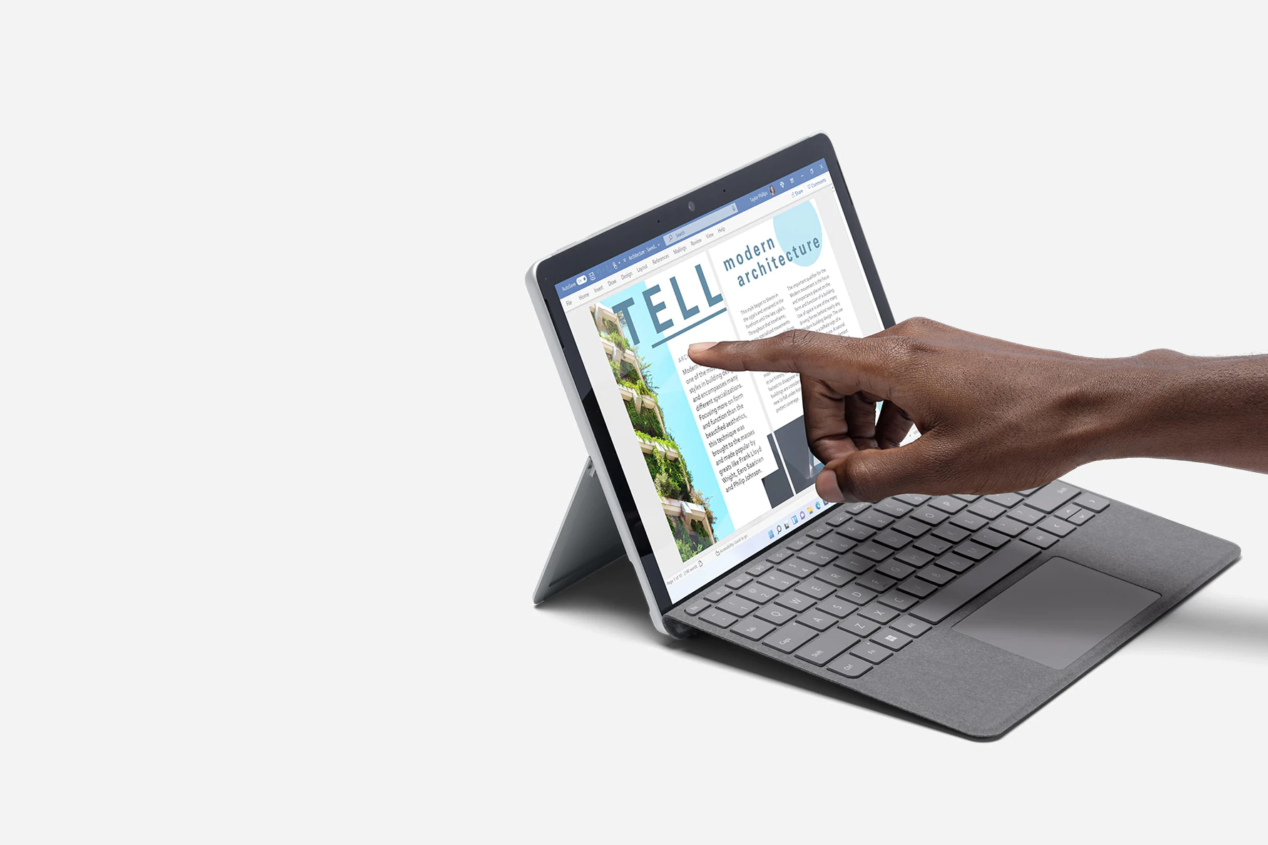 Surface Go 3 可調整的整合式支架